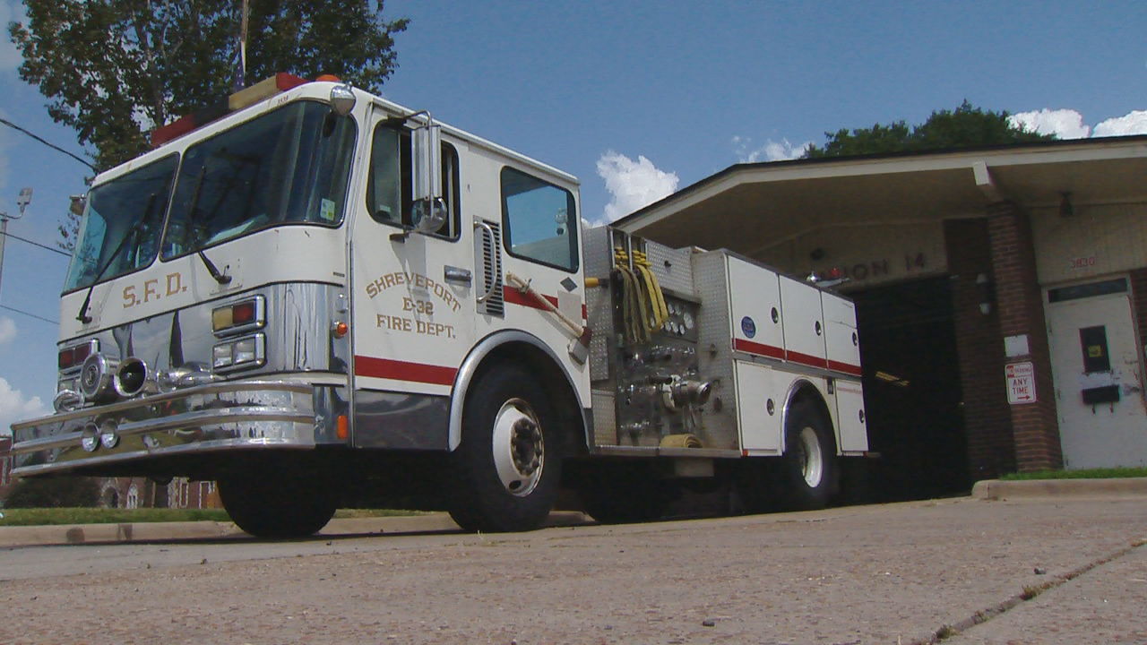 Old Shreveport fire truck